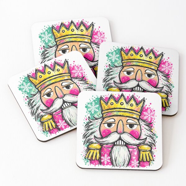 Item preview, Colorful Nutcracker King Christmas Watercolor Holiday designed and sold by Rtcraftani.
