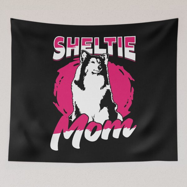Item preview, Sheltie Mom Shetland Sheepdog Art designed and sold by MizoX7.