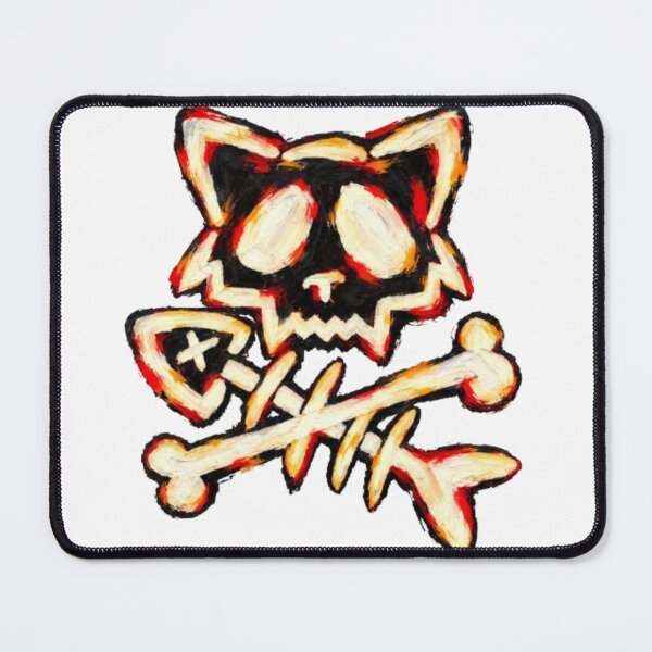 Item preview, Rebel Cat Skull  designed and sold by TATOXIDE.