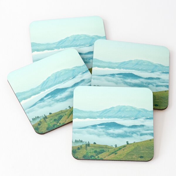 Item preview, Mountain, Mist and Golden Hills — Morning Panorama, Mae Chaem Thailand designed and sold by Jomsunshine.