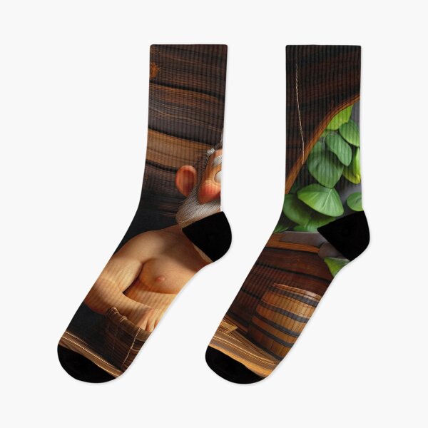 Item preview, Old Fart taking a Sauna designed and sold by Colin Bentham.