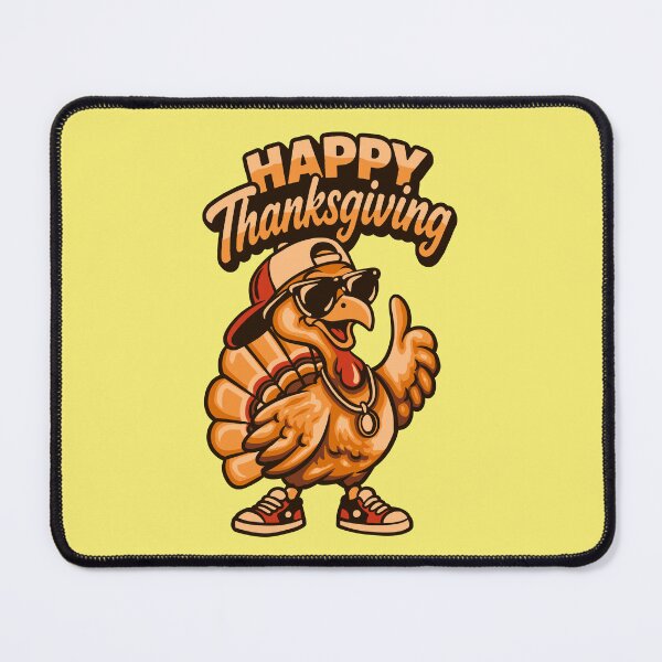 Item preview, Cool Turkey Happy Thanksgiving – Funny Retro Streetwear Graphic designed and sold by phsycartwork.