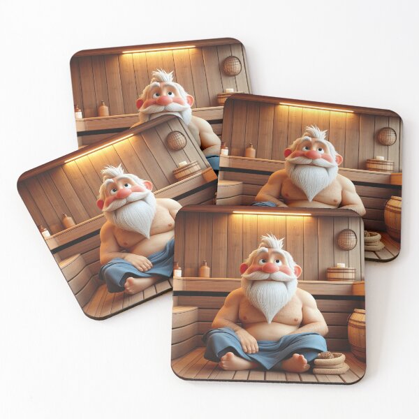 Item preview, Old Fart taking a Sauna designed and sold by Colin Bentham.