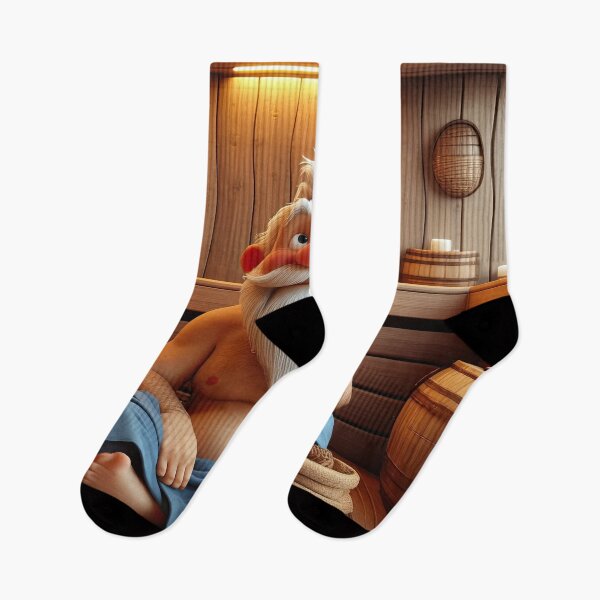Item preview, Old Fart taking a Sauna designed and sold by Colin Bentham.