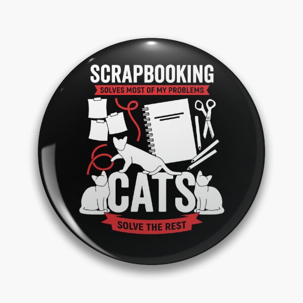 Item preview, Scrapbooking And Cats Funny Craft Lover designed and sold by MizoX7.