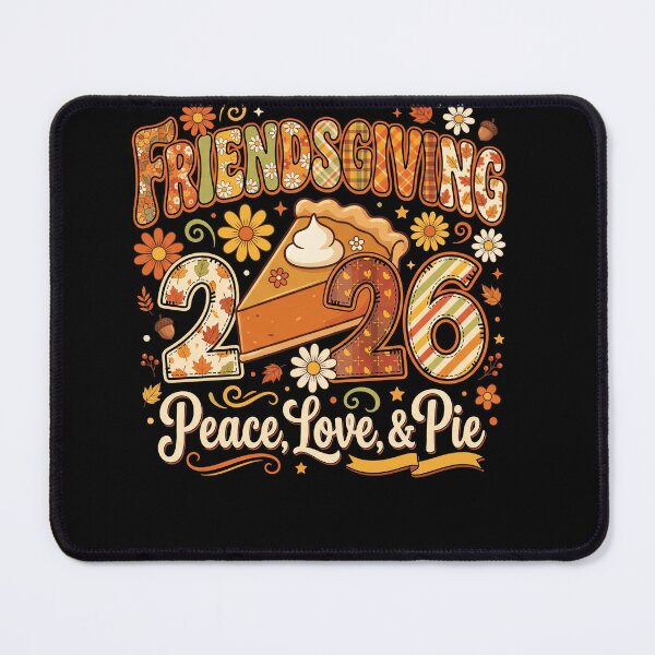 Item preview, Autumn 2026 Pie Slice Typography with Plaid Numbers and Floral Leaves designed and sold by ArcaneArtistry.