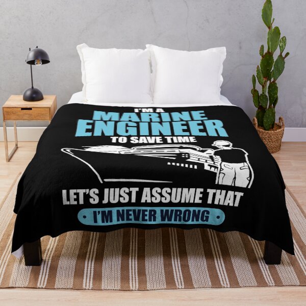 Item preview, Marine Engineer Im Never Wrong Humour designed and sold by MizoX7.