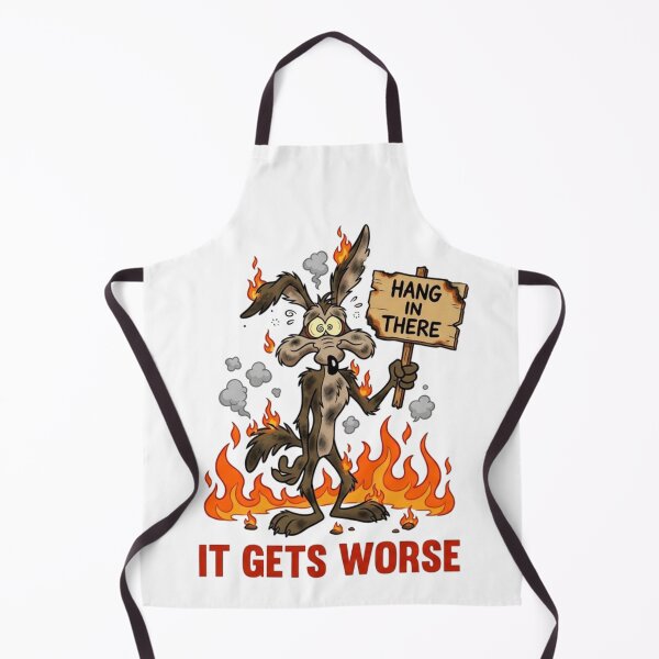 Item preview, Hang in there it gets worse, dark humor, funnyfits70, Humor, Funny, retro, vintages, funny quotes, animal humor, designed and sold by FunnyFits70.
