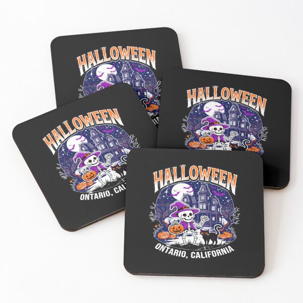 Item preview, Skeleton Witch Cat Haunted Mansion Halloween Ontario CA designed and sold by GiaoCalonas.