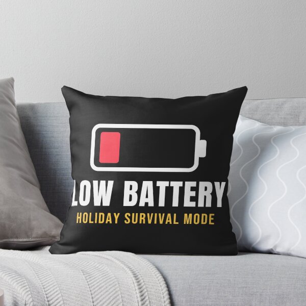 Item preview, Low Battery Holiday Survival Mode Family Christmas designed and sold by GatoBlanco.