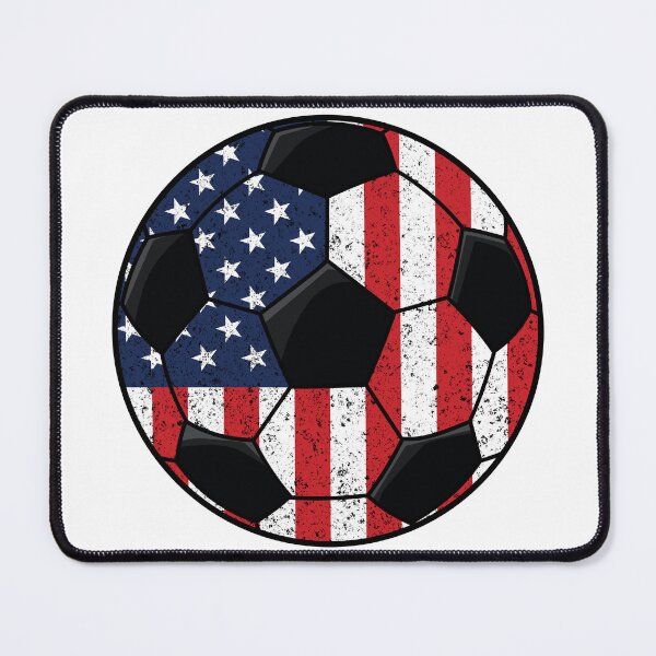 Item preview, Vintage American Flag Soccer Ball - Retro Soccer Fan designed and sold by Marshallamoakohene.