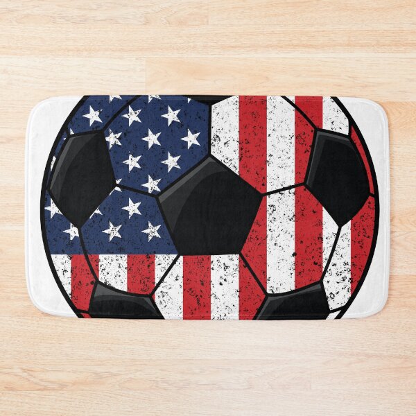Item preview, Vintage American Flag Soccer Ball - Retro Soccer Fan designed and sold by Marshallamoakohene.