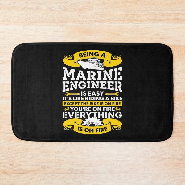 Item preview, Marine Engineer Everything Is On Fire designed and sold by MizoX7.