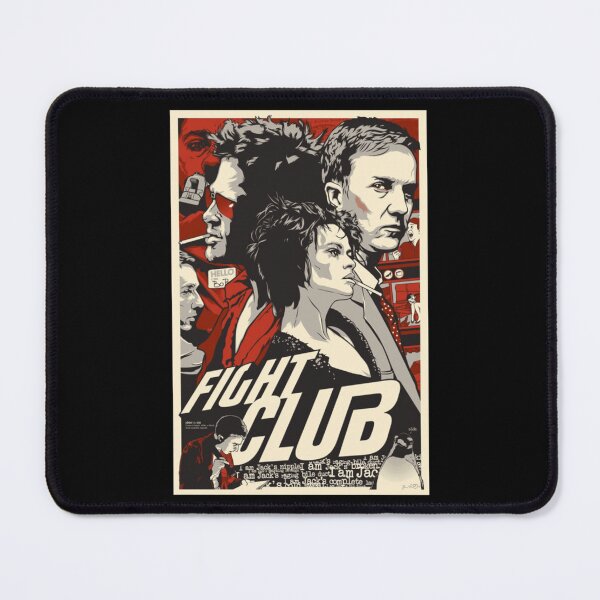 Item preview, Fight Club Red Graphic Movie Poster Design designed and sold by Morrisenner.