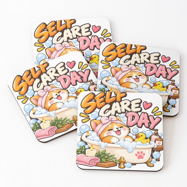 Item preview, Cute Corgi Self Care Day Spa Relaxation designed and sold by Moonya26.