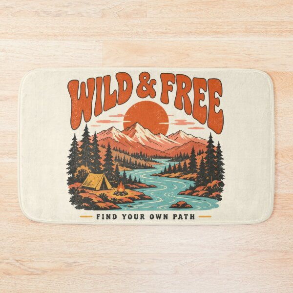 Item preview, Wild and free design with mountains designed and sold by anytka.