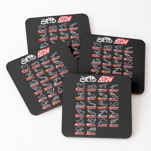 Item preview, Calendar season 2024 MotoGp sports circuits  designed and sold by bekacosive.