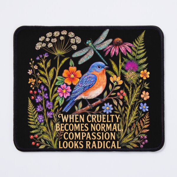 Item preview, When Cruelty Becomes Normal Compassion Looks Radical designed and sold by gear-posters.