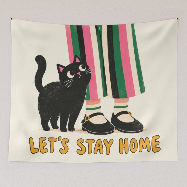 Item preview, Characters and a cat in home setting designed and sold by anytka.