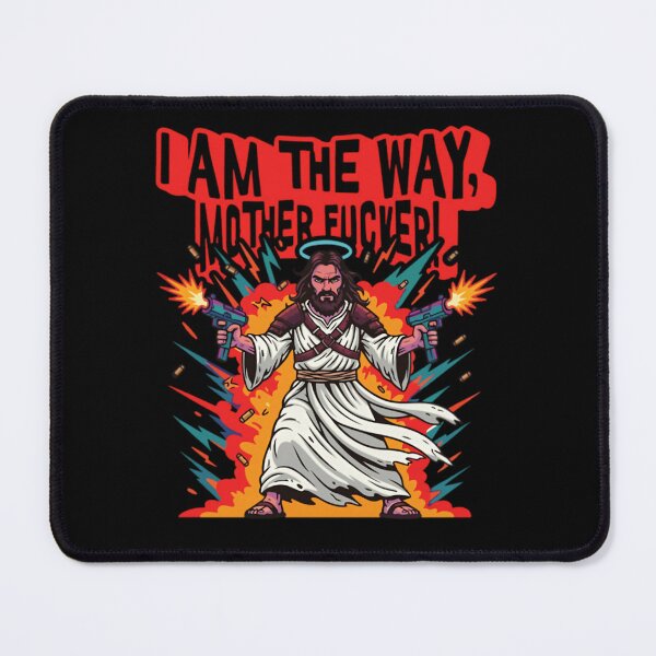 Item preview, Dungeon Crawler Carl I Am The Way Uzi Jesus  designed and sold by OCatClub.