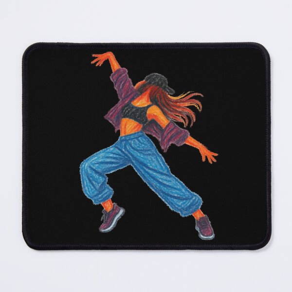 Item preview, Hip Hop Dance Girl Freestyle Street Dance Sketch Art designed and sold by RDproject.