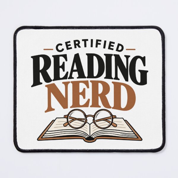 Item preview, Certified Reading Nerd – Funny Book Lover designed and sold by BlueMaverickCo.