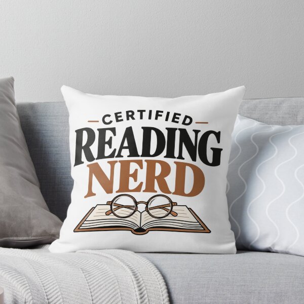 Item preview, Certified Reading Nerd – Funny Book Lover designed and sold by BlueMaverickCo.