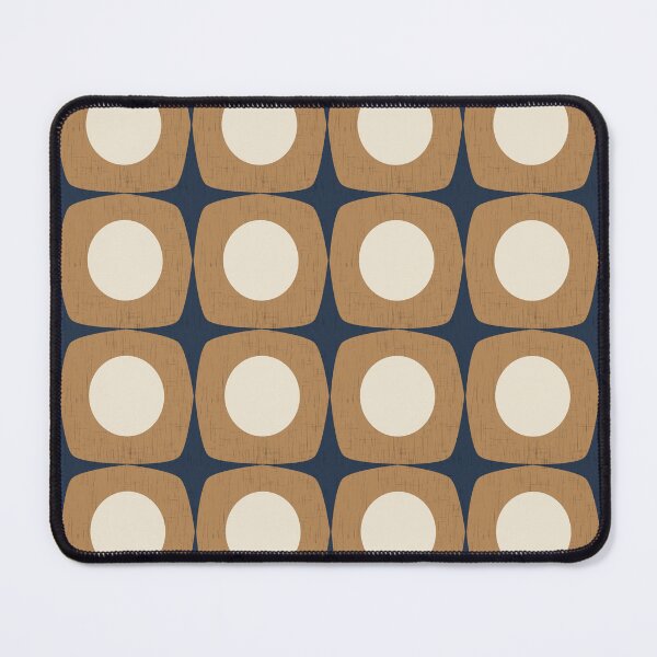 Item preview, Mid Century Modern Atomic Star Tile – Camel Navy designed and sold by susycosta.