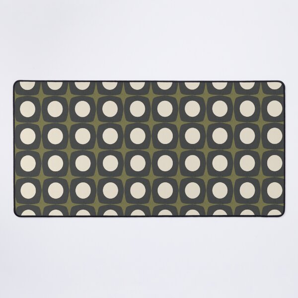 Item preview, Mid Century Modern Atomic Star Tile – Charcoal Olive designed and sold by susycosta.