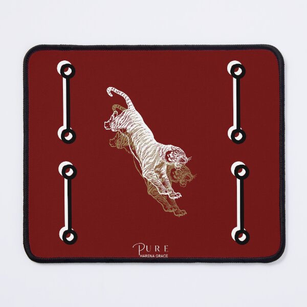 Item preview, Tiger in Full Leap – Feline Power and Grace designed and sold by Harena Grace .