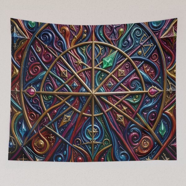 Item preview, Whimsical Alchemist Ornate Vortex - Witchcore Art designed and sold by Vhelir-Art.