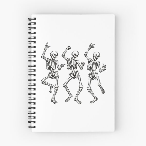 Item preview, Three Dancing Skeletons (with Black ink) designed and sold by VelvetRoom.
