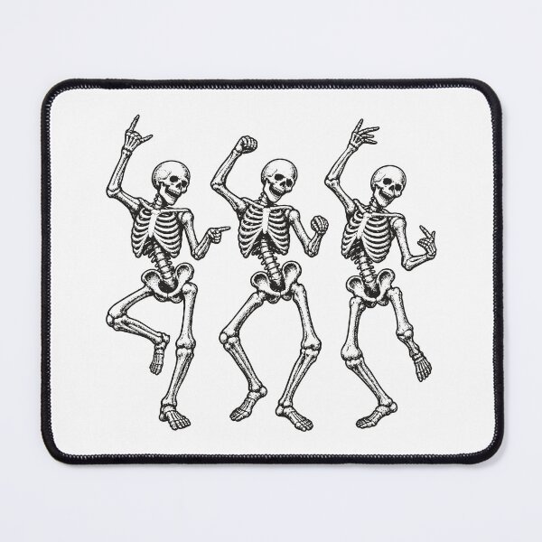 Item preview, Three Dancing Skeletons (with Black ink) designed and sold by VelvetRoom.