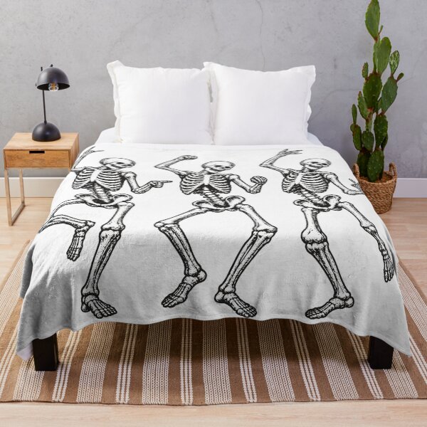 Item preview, Three Dancing Skeletons (with Black ink) designed and sold by VelvetRoom.
