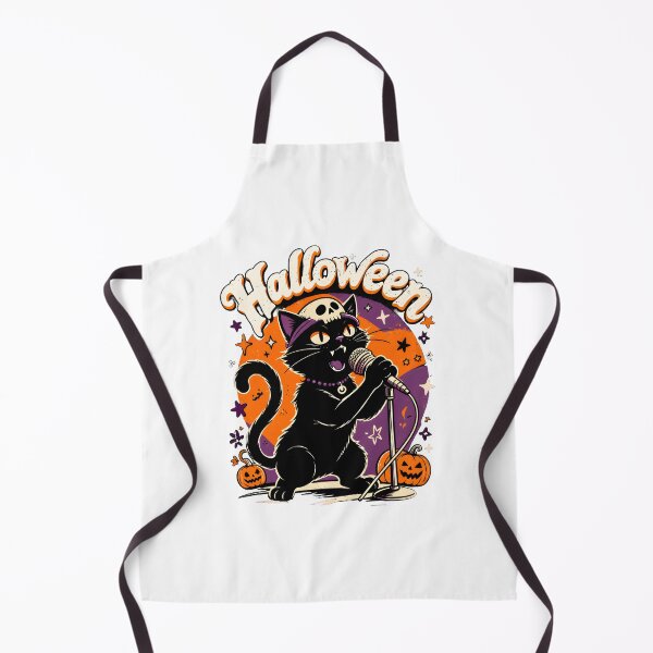 Item preview, Halloween Singing Black Cat with Skull Headband designed and sold by GiaoCalonas.