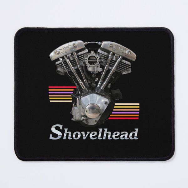 Item preview, Harley Davidson Shovelhead Retro Motorcycle Engine Design designed and sold by Morrisenner.