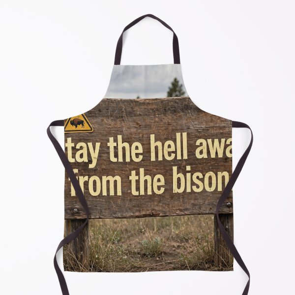 Item preview, Bison warning sign designed and sold by Stevercortinas.