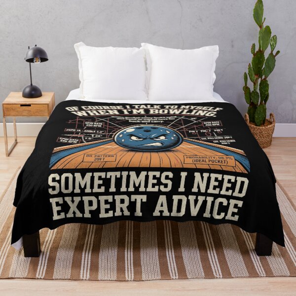 Item preview, I Talk To Myself When Im Bowling Expert Advice designed and sold by MizoX7.