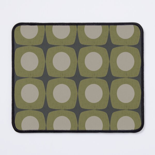Item preview, Mid Century Modern Atomic Star Tile – Moss Charcoal designed and sold by susycosta.