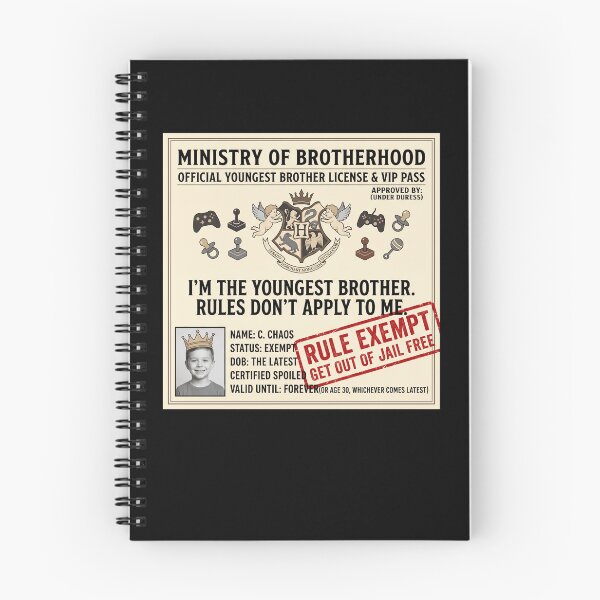 Item preview, Ministry Of Brotherhood Youngest Brother License designed and sold by MizoX7.