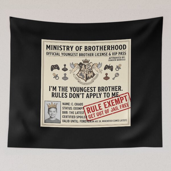 Item preview, Ministry Of Brotherhood Youngest Brother License designed and sold by MizoX7.