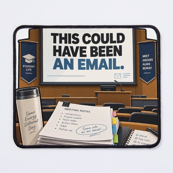 Item preview, This Could Have Been an Email - Funny College Lecture Humor designed and sold by Ink and Wink.