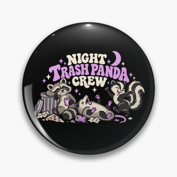 Item preview, Night trash panda crew  designed and sold by HiPatti.