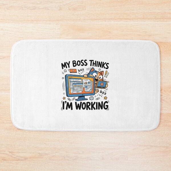 Item preview, My boss thinks I'm working designed and sold by DigitalDreamStudio.