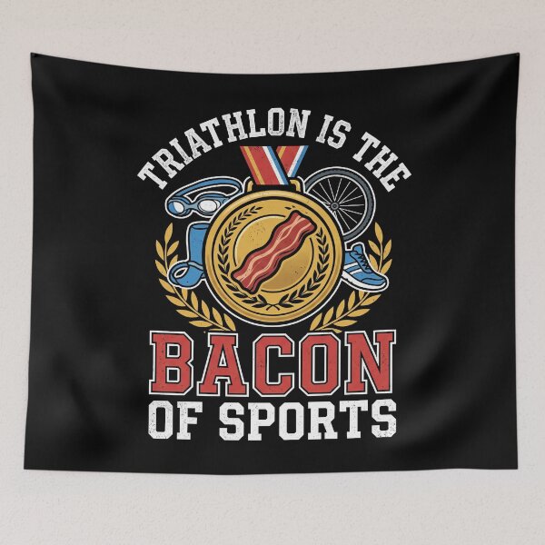 Item preview, Triathlon Is The Bacon Of Sports Medal designed and sold by MizoX7.