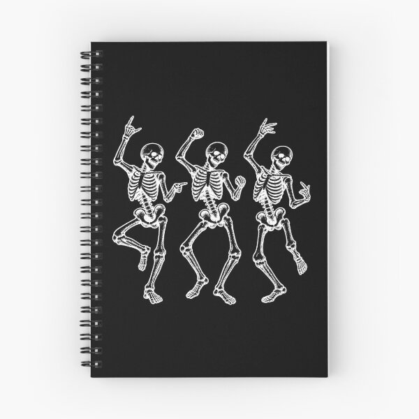 Item preview, Three Dancing Skeletons (with White ink) designed and sold by VelvetRoom.