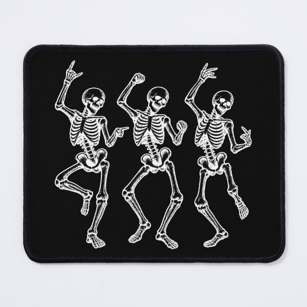 Item preview, Three Dancing Skeletons (with White ink) designed and sold by VelvetRoom.