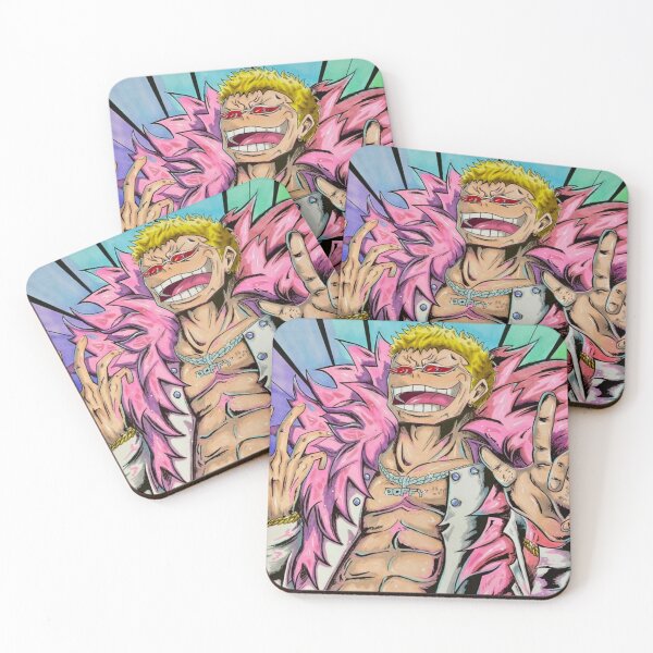 Item preview, Doflamingo One Piece Anime Poster | Donquixote Doflamingo Wall Art | Hand Drawn Manga Print designed and sold by ArtByKobe.