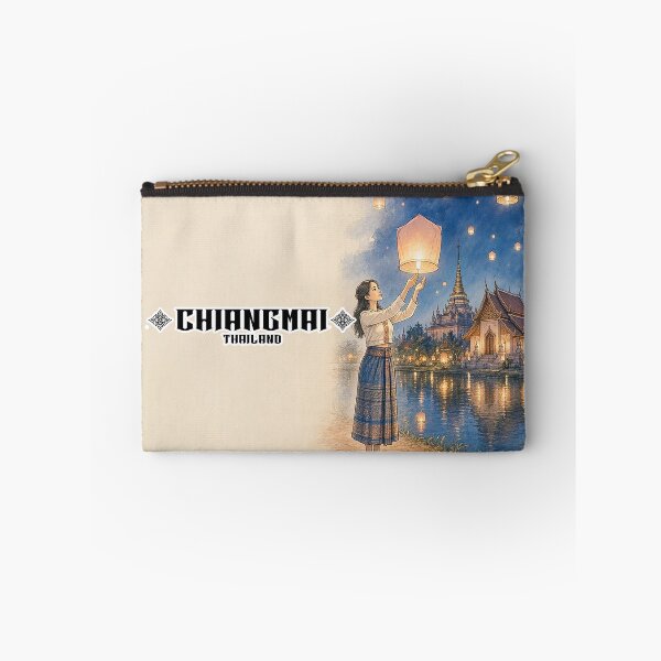 Item preview, Chiang Mai Yi Peng Festival glowing lanterns in the night designed and sold by Vanich-Panich.