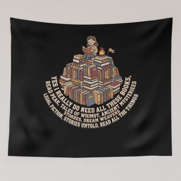 Item preview, Yes I Really Do Need All These Books Bookworm designed and sold by MizoX7.